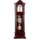 POWER Bawang Machinery Flooring Clock Living Room European and American Old Light Luxury Standing Clock Modern Simple New Chinese Pendulum Clock Eight-Chongqing High-quality Solid Wood 1502MA 8 Gonghong Meimei