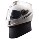 
Mustang (YEMA) 3C certified 828S motorcycle helmet men's full helmet double lens motorcycle safety helmet universal four seasons one size white + anti-fog patch