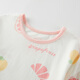 
DEESHA [7A antibacterial cotton mesh jacquard] Girls' thin short-sleeved pajamas soft cotton skin-friendly air conditioning suit