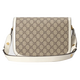 
Gucci (GUCCI) [Hot Sale] Women's Bag Gucci Saddle Bag 1955 Saddle Bag Canvas with Leather Double G Pattern Horse Bit Single Shoulder White 602204 92TCG 9761