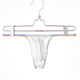 Wen Shion underwear thin-edged men's thong T-trousers mesh striped translucent large bag sexy U-convex bikini shorts summer black S2.0-2.3 feet
