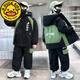 G.Duckkids Boys Suit осенью и зимняя хлопковая утолщенная детская куртка 2024 Новый Big Boys спортивная одежда