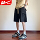 
Huili Shorts Summer Men's Quick-Drying Outdoor Work Shorts Men's New Casual Cropped Pants High-end American Shorts Military Green XL