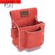 RSRDDY Carpentry Nail Pocket Thickened Genuine Leather Wear-Resistant Tool Bag Woodworking Nail Pocket Belt Style Cowhide Main Image