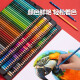 Deli Colored Pencil de color para niños Pintura de lápiz para niños Soluble en color Sincape 48 Lápiz de colores 24 Color 72 Color de color de color