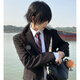 Tokyo Shiki DK uniforms for boys original school casual suits full set of college style blazers for couples Tokyo Shiki suit + trousers + shirt with free badge trouser chain tie L
