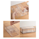 Yonghuan Andere Aufbewahrungsbox -Schubladen Organizer Storage Box Transparent Acryl rechteckige partielle Kosmetik Küche 4877 Seiten U Transparent Korb mittelgroß 1 pt hohe transparent