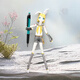 COOL VINE Virtual Singer Hatsune Miku Miku Gemini Accent Teto entourant Abstract Doll Mouse Dry Movable Ornements Movables Miku Yin 15 cm