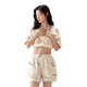 Arctic Velvet Pyjamas für Frauen im Sommer mit Brustpolstern süße lose Shorts Shorts Sommerdünne Frauenanzüge für Outdoor-Verschleiß xyl-1047 [mit Brustpolstern] M [75Jin [Jin gleich 0,5 kg] -100jin [Jin gleich 0,5 kg]]