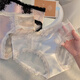 Ropa interior de seda de hielo Fitonton 3 Hembra femenina Pure y sexy para mujeres Portos de bikini de bikini delgado y transpirable