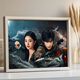 Xiong Lai Run Qi Gen Xin Jian around Liu Haocun Song Weilong Ao Ruipeng's new photo frame table living room bedroom room gift friends ZM14065-element A4 inch * 1 frame 1 picture * large size (recommended by the store manager)