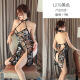 Lange Nacht Manman Sexy Unterwäsche Sexy Pyjamas bestickt transparent cheongsam Anzug Uniform Versuchungsrolle Spielen 1278 Pink One Size (80-140jin [Jin gleich 0,5 kg]))