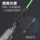 Hook front anti-off-bottom string hook fishing group is tied with finished fishing hook European-style anti-bottom three-fishing anti-water slippery Iseni anti-off-bottom string hook Iseni 8#-2 pay