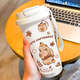 Chengliu Kapibala Thermos Cup große Kapazität Student Tragbares Doppelgetränk Kaffeetasse Neue Männer und Frauen Strohwasserschale hohe Aussehen White-BXAB13562 Capybara + mit Lanyard 316 Edelstahl