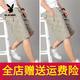 Playboy (Playboy) Sommer Casual Vielseitige Shorts für Männer dünne koreanische Stil mit mittlerer Ärmlichkeit atmungsaktivem losen Baumwoll-Fünf-Punkte-Hosen 6630-Khaki [reines Baumwoll] L empfohlen 90-110jin [Jin gleich 0,5 kg]