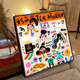 Dopamin Doodle Digitalölmalerei DIY Handsbemalbilder handgefüllte dekorative Malerei Cartoonölfarbe Hängende Malerei