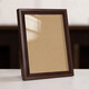 Photo frame empty frame table picture frame mounting 5 inches 6 inches 7 inches 8 inches simple hanging wall decoration wooden frame license frame walnut color 12 inches 20*30cm