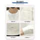 
KMUYSL white round neck sweatshirt men's 2025 spring and autumn new style design spliced ​​long-sleeved T-shirt trendy brand men's base shirt 6627 white M