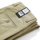 Weibolang Sommer Khaki reines Baumwollgeschäft Großgröße Casual Hosen Lose mittlere und ältere Männer Straight Hosen hohe Taille Tiefgroße Männerhosen 13601-23 29 zwei Füße zwei