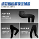 Anta (Anta) Master Taille Sporthose, Männerschuh-Sonnenschutzhosen, Eisseide gerade Bein Casual Hosen, für DAD 152527528 [Master Taille] Cold Black-3 L (männlich 175)