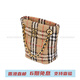 博柏利（BURBERRY）专属品牌标识磁扣开合格纹花呢水桶包手提单肩斜挎包 迷你 女款 基础装(包+防尘袋)
