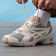 亚瑟士（asics）GEL-DSTrainer14防滑透气低帮男女跑鞋1203A607 灰米1203A607-301 现货 39.5