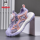 Babudou (Bobdog) Girls Sandals Sandales Salle Sof Soft Sole Sceau de chaussures de plage pour enfants moyens 2025 Été Nouvelle fille Princess Chaussures TBD-K983 ROSE PURPLE 34 Chaussures Inside Longueur 21,4 cm / Foot Longueur 20,9