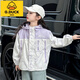 
G.DUCKKIDS girls' jacket spring and autumn style 2025 new children's clothing girls' middle-aged and big children's autumn hooded clothes children's autumn jacket pink 150