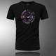 ARMANIBR Armani new summer style men's ice silk breathable short-sleeved T-shirt large size European and American slim print AM756 white M 90-120Jin [Jin equals 0.5 kg]