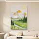 
Yihuanyu Rizhao Jinshan Living Room Decoration Painting Landscape Scenery Texture Hanging Painting Porch Corridor Floor Painting Sofa Back Wall Mural 15833-3 40*60 High-definition and delicate oil canvas Frameless texture painting (pine wood inner frame)