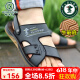 Spechts Sandalen Herren Sommer 2025 Neue Stil außen atmungsaktiven Ledersandalen echte Lederschuppen Nicht-Rutsch-Rindfleisch-Sehnen-Sohle-Strandschuhe Sandalen Männer 6227 Schwarze Rindfleisch Sehnen Sohle 44