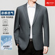Tienda buque insignia de Yager Traje oficial de alta gama High-Men's Spring and Summer Middle-Edge Simple y versátil Luz y azul marino Casual Single Jacket Blue-6636 M 170/