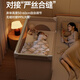 Крупная кровать-кровати Coolbaby может поднять и нижнюю плавную сплайсинговую кровать, открытие на один щелчок и закрытие многофункционального портативного детского кровати, MI [Prestige] Флагман + таблица подгузников + 4D Mattress