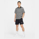 耐克（NIKE）男条纹翻领短袖T恤夏纯棉休闲POLO衫FN3897-010 FN3897010 M