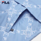 FILA 斐乐官方女士梭织外套2025夏新款休闲舒适满印防晒连帽上衣 满印一-ZA L 170/88A/L