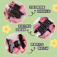 Children's headdress girl fabric clip toddler cute girl summer bow side bangs hair clip hair card accessories pink one