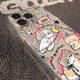 SMVP Moon Chasing Cat is suitable for Apple 14 promax mobile phone case new iPhone15proamx cute 13Pro card space shell TPU-transparent-NM9754 Moon Chasing Cat iPhone6
