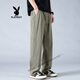 PLAYBOY (PLAYBOY) Mesh pantalones de seda de hielo transpirable para el verano masculino Nuevo pantalones repelentes de mosquito de secado rápido para hombres Pantalones deportivos casuales heterosexuales K6636 Caki 4xl (alrededor de 170 ~ 190 Jin [Jin iguala 0.5 kg] usable)