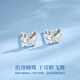 Chinese gold butterfly platinum earrings for women pt950 earrings birthday gift for girlfriend and wife practical and high-end wedding anniversary