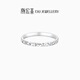 Chao Acer Zhijian PT950 platinum white gold ring for women as a birthday gift for girlfriend, priced at 320 yuan, 2.15g, No. 11