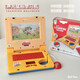 Shantoulin Village English Simulation Laptop Lernmaschine Einziehbarer Mausklang und Licht Kinder frühes Bildung Spielzeug Little Boy Geschenk gelb