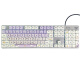 Logitech K845 Teclado mecánico Pudín de leche de doble piel PBT Oficina de alto valor E-Sports Green Black Tea Axis Gradiente Púrpura Pudín azul PBT Material PBT Axis verde (el sonido de paso es nítido) solo se puede conectar