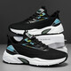 All-Match atmibable lässige Schuhe für Männer leichter weicher Sohle Sneakers Soft Sohle Kee-Resistant Herrenschuhe für Sommerpendeln im Freien im Freien trendige Schuhe JX-YC-683 Black 40