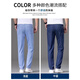 LEE KIDS HEUT-GLIE ICE OXYGEN PRANTAL Pantalon Men de couleur claire pour hommes Slim Straight-Leg Casual Brepwant Ice Silk's Pants Men's 9767 Tableau Dark Blue 28 (2 pieds 1 Convient pour 100 Jin [Jin est égal à 0,5 kg]))