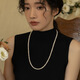 Fat Donglai quality freshwater pearl pendant AOILDLLI pearl necklace young and fashionable 60+5 (5 is an extension chain, adjustable)