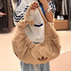 
Adidas Clover Shoulder Bag Men's Bag Women's Bag 2025 Summer New Cloud Croissant Croissant Crossbody Bag Casual Bag Sports Bag KA9272 Warm Sand Color Large 33*48cm MISC
