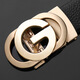 COW belt men's automatic buckle genuine first-layer cowhide belt casual jeans business belt C-858 gold
