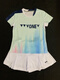Yonex Sports Fot Fot Fot Brink Badminton костюм женский костюм Новый быстросохлый дышащий конкурс для соревнований в спортивных соревнованиях спортивных спортивных брюк с короткими рукавами и юбка 5009# Top Lop Lop Men Style L (женский 135-145 джин [Джин равняется 0,5 кг] можно носить)