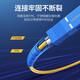 Green fiber optic jumper telecommunications grade 10 Gigabit SC-SC/FC/ST/LC/single-mode single core Low smoke halogen-free home fiber optic cable machine room engineering special transceiver jump fiber pigtail [LC-SC single-mode double core] engineering telecommunications grade NW364 5 meters