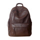 OULUNCHI (OULUNCHI) leather backpack men's large capacity backpack head layer cowhide schoolbag travel men's leather business computer bag brown 33*12*44CM